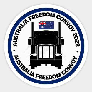 Australia Freedom Convoy 2022 Round Sticker